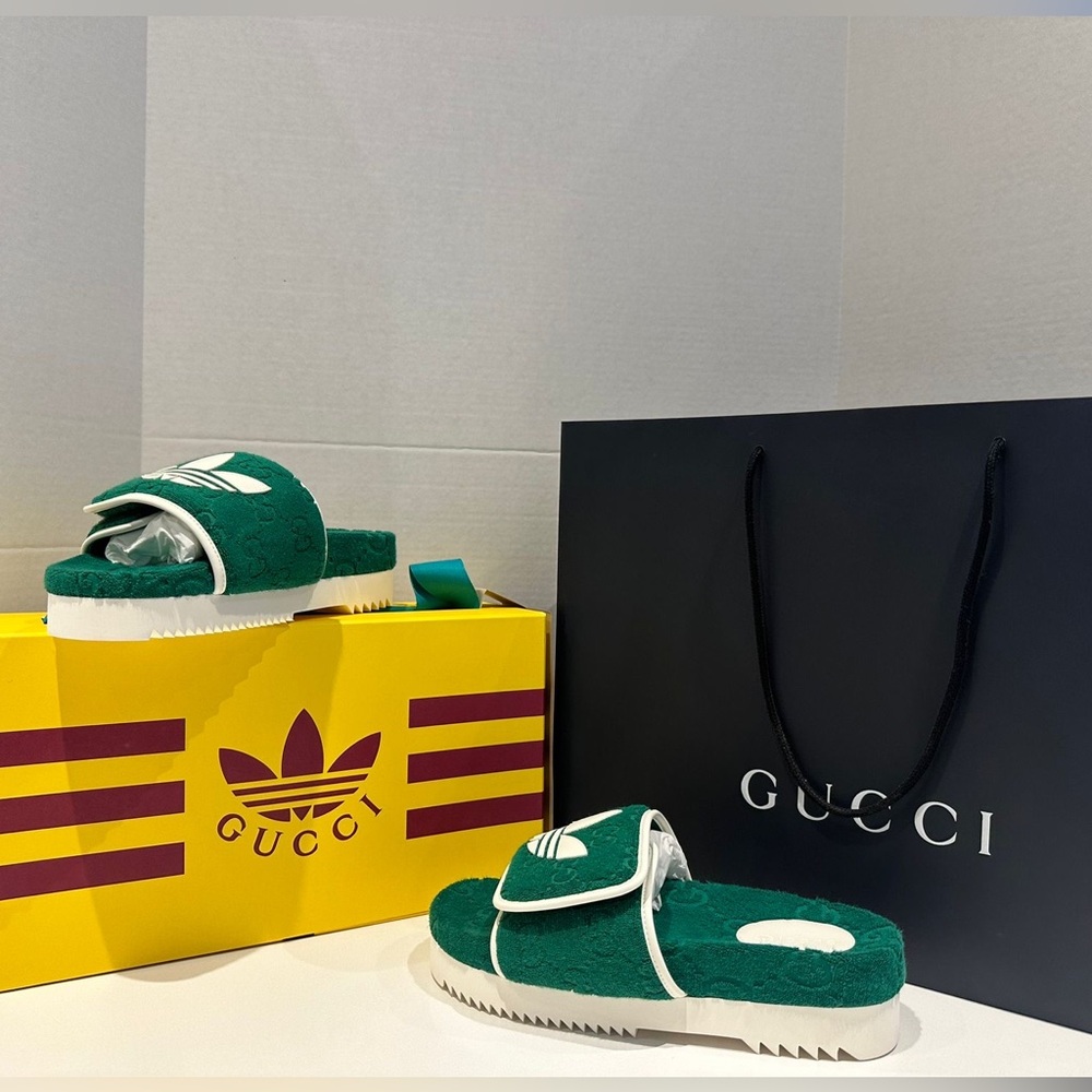 Gucci X Adidas Slides
